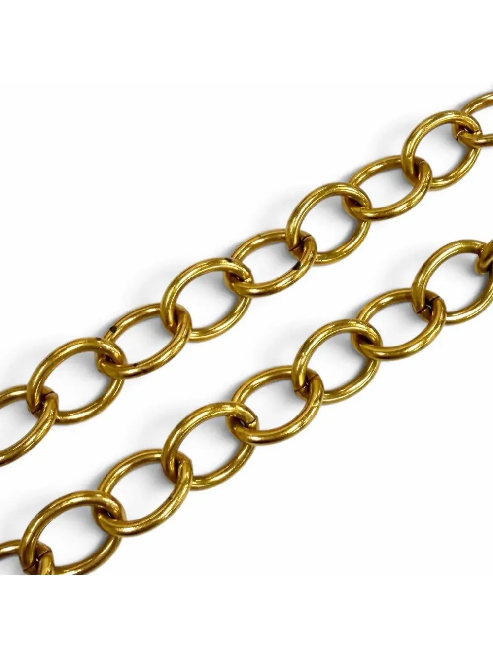 Chanel Cc Logo Chain Pendant Necklace #357874C12B